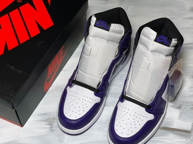 Jordan Purple Court High 555088-500 OG Air 1 0715